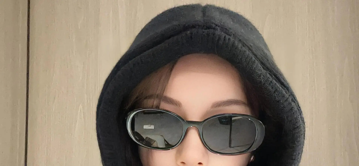 Knitted Hooded Caps Winter Balaclava Beanies Hats