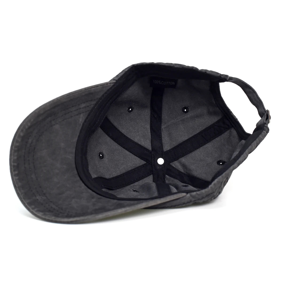 Vintage Washed Cotton Jeans Trucker Style Baseball Cap