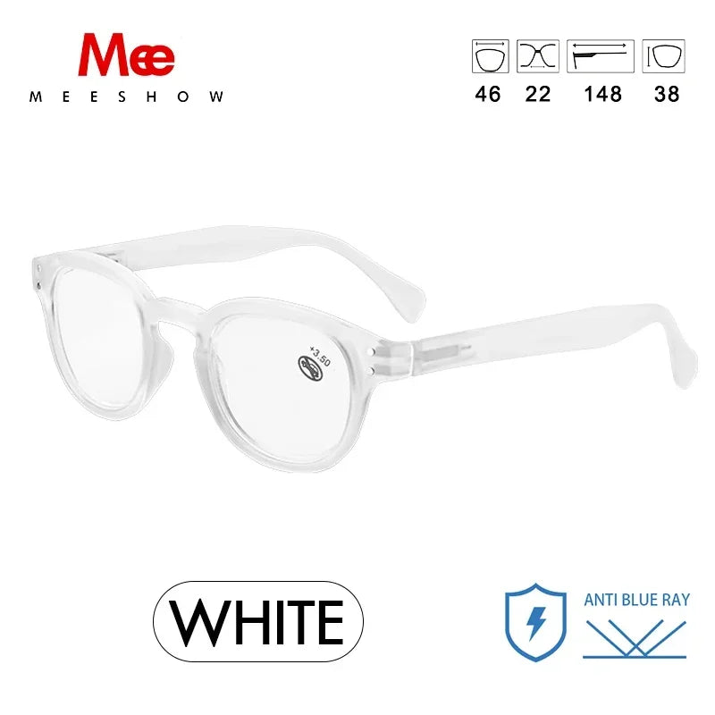 Retro Meeshow New Honey Peach Reading Glasses
