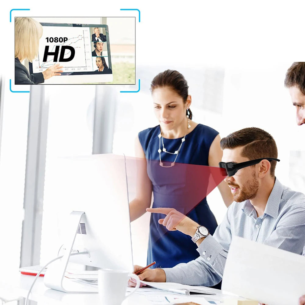 Glasses Camera HD 1080P Video Take Photo Outdoor Video Recorder Cycling Wearable Protable Mini Camera One Button Control