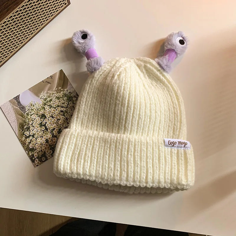 Cute Cartoon Quirky Light-emitting Tentacle Knitted Hat