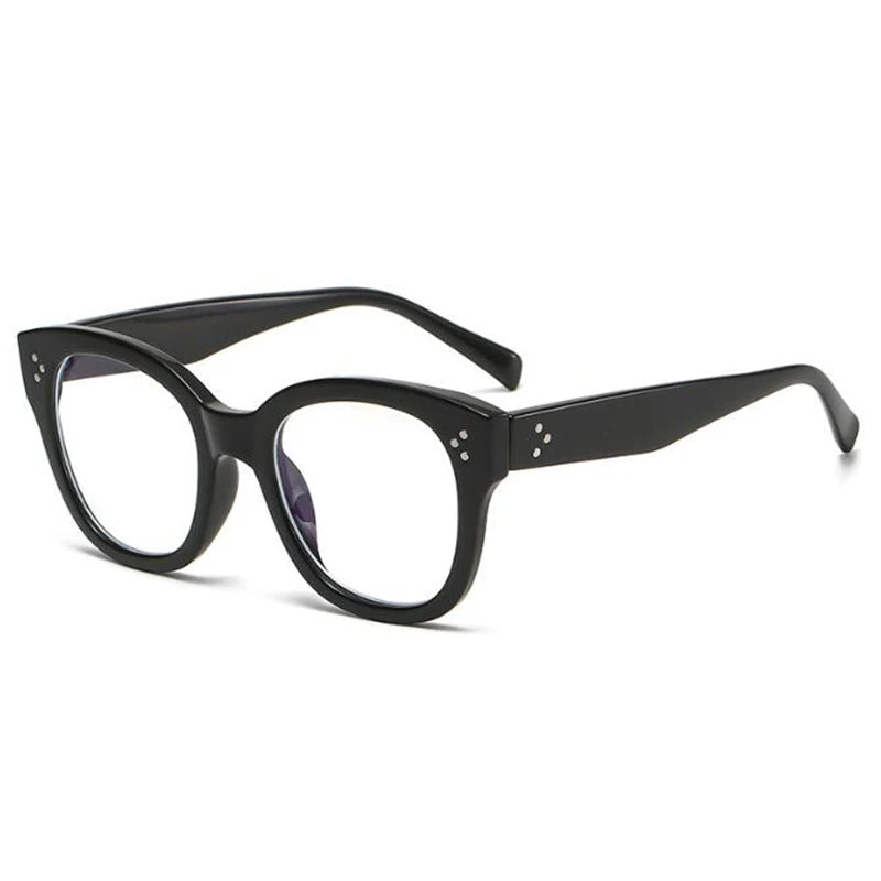 Feminine Optical Oversize Square Glasses Prescription Spectacles Myopia -0.5 To -6.0  +0.5 to +6.0