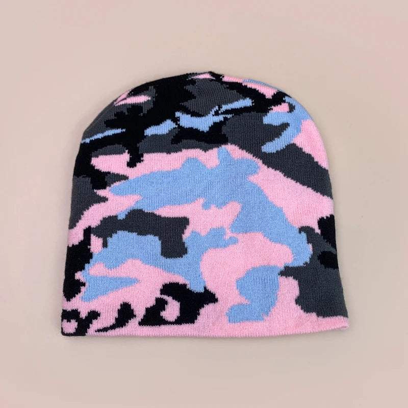 European Camouflage Knitted Beanies Hats
