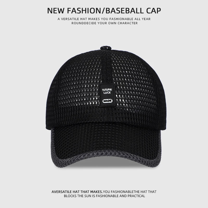 Men's Mesh Baseball Breathable Cap