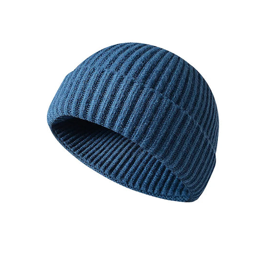 Winter Knittted Cap Solid Color Hip Hop Cap Unisex Skullies & Beanies