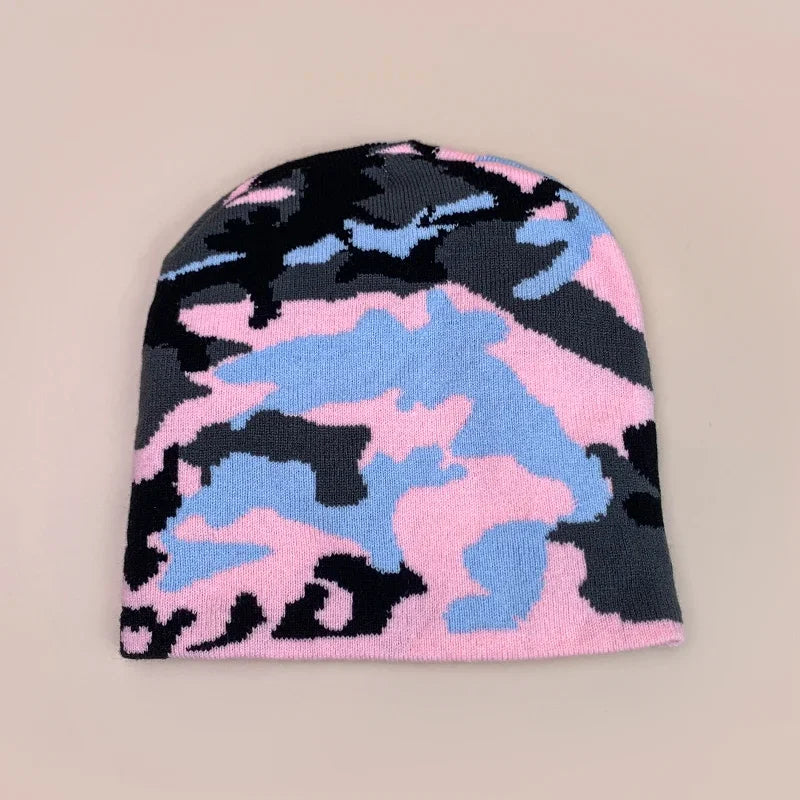 European Camouflage Knitted Beanies Hats