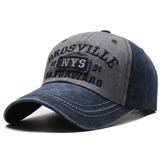 Four Seasons Men's Baseball Cap Casual Wash Embroidered