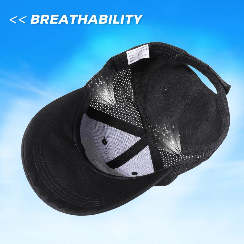 Breathable Baseball Caps Sun Protection Trucker Hats