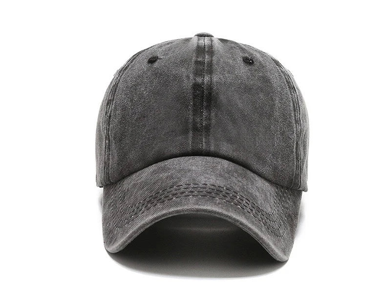 Denim Bare Plate Washed Fashion Baseball Cap