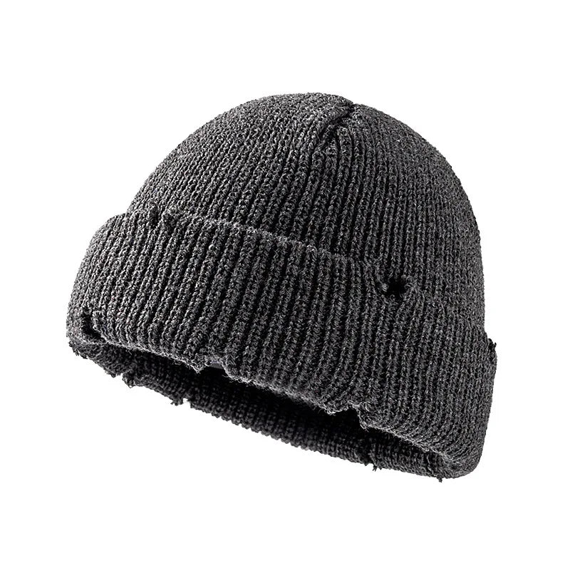 Knit Short Beanies Autumn Winter Hats