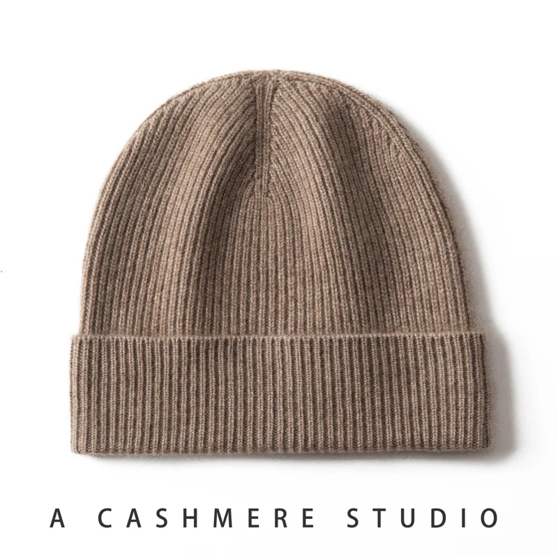MERRILAMB Natural Cashmere Beanies Hat