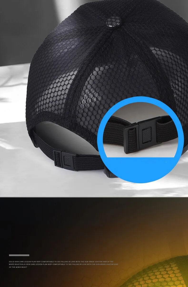 Summer Korean Version Mesh Winning Baseball Cap