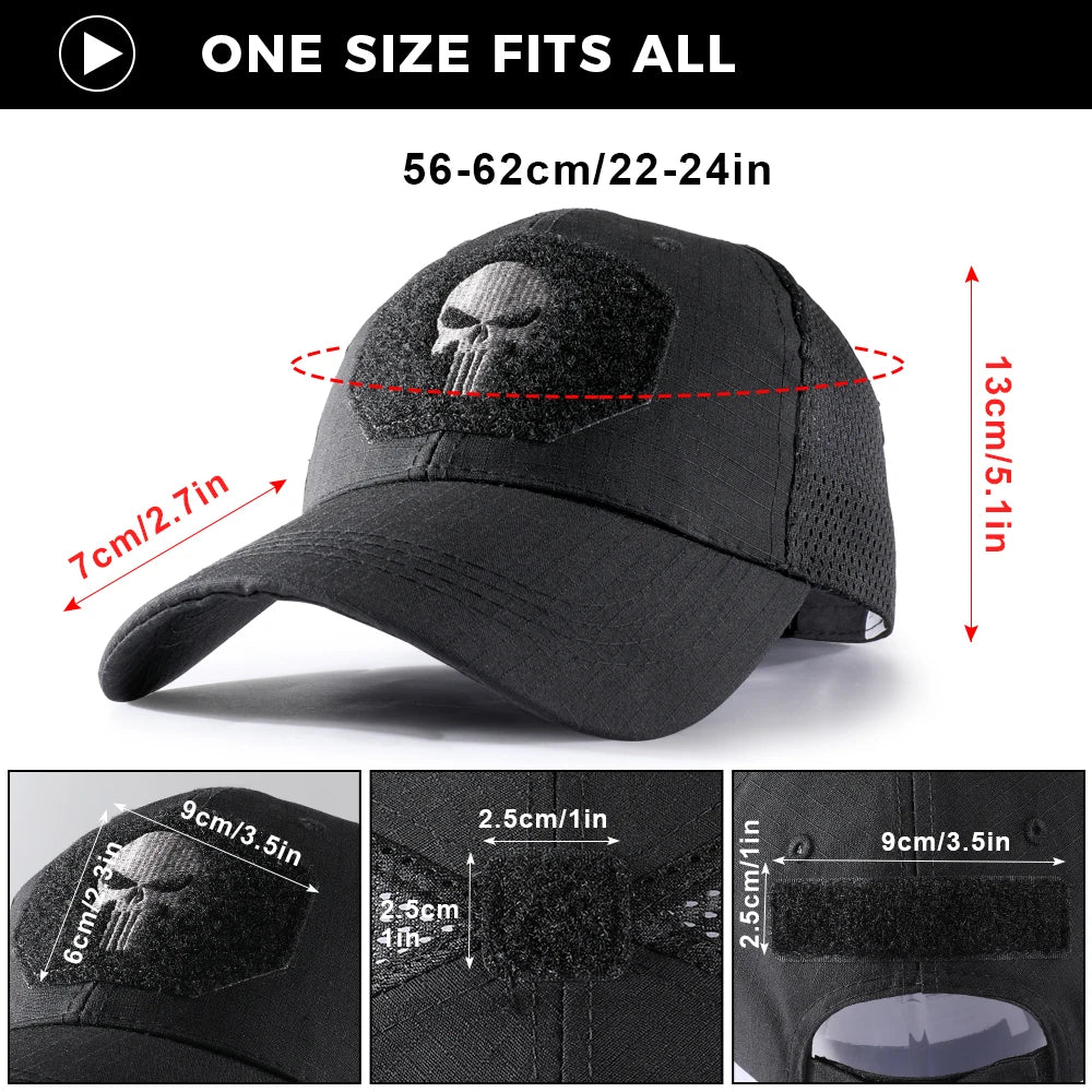 Breathable Baseball Caps Sun Protection Trucker Hats