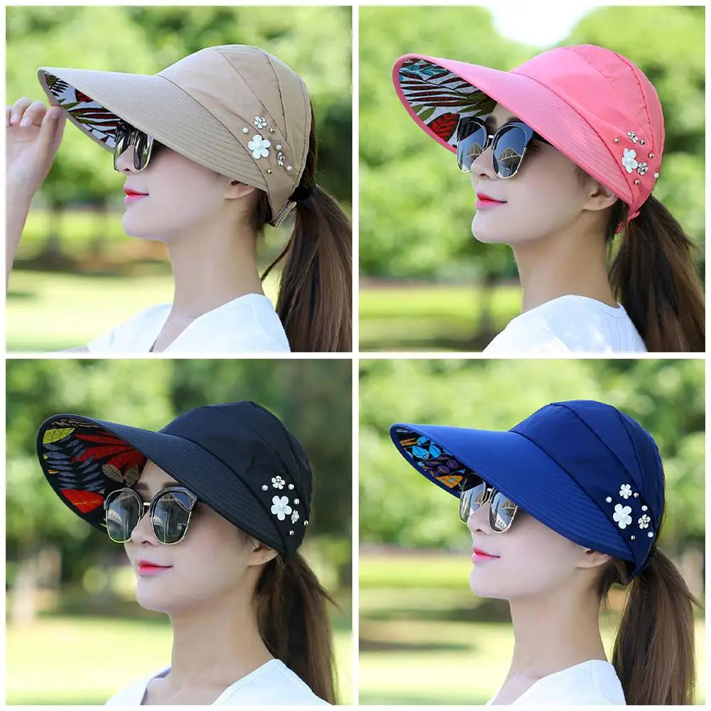 Women's Wide Brim Foldable Sun Hat