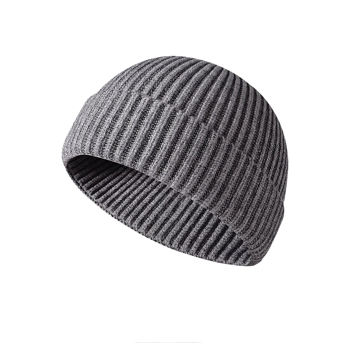 Winter Knittted Cap  Solid Color Hip Hop Cap Unisex Skullies & Beanies