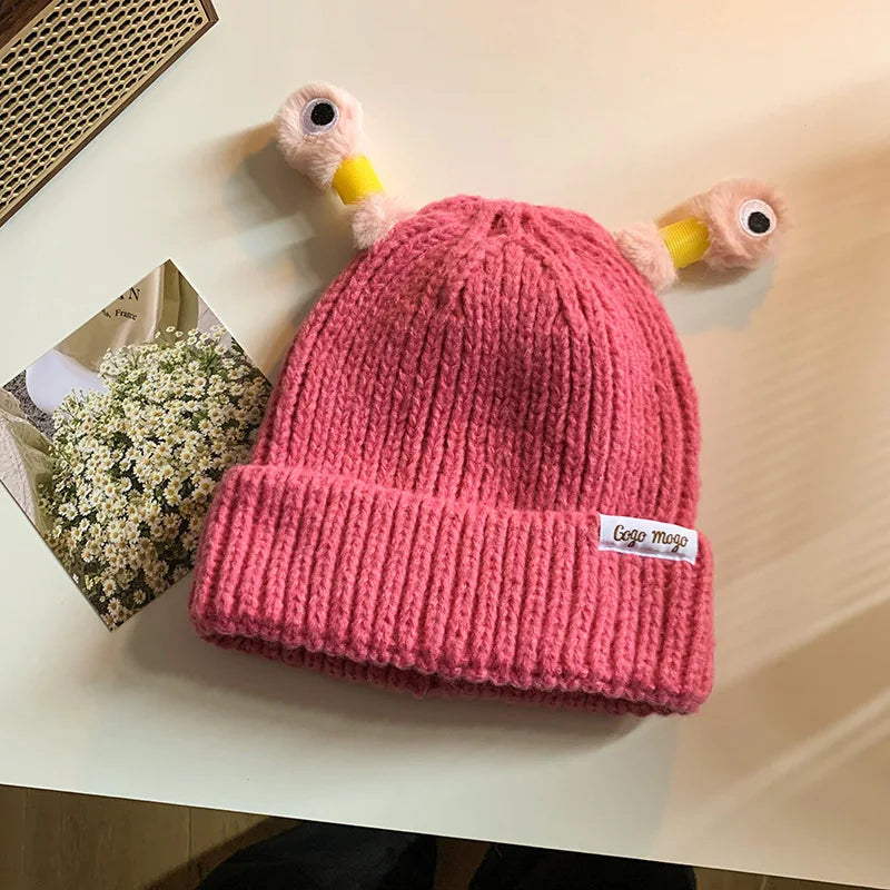 Cute Cartoon Quirky Light-emitting Tentacle Knitted Hat
