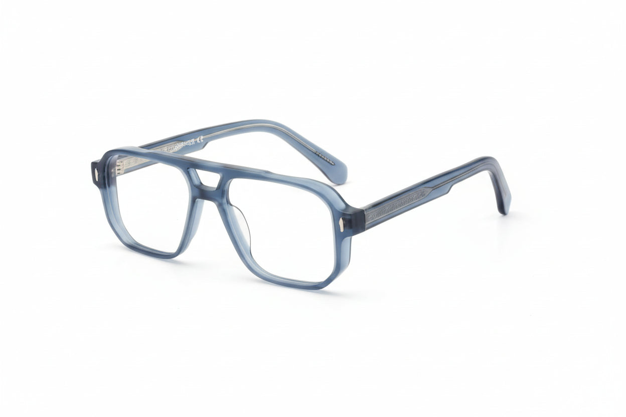Double Bridges Anti Blue Light Reading Glasses Men Retro Women Square Glasses