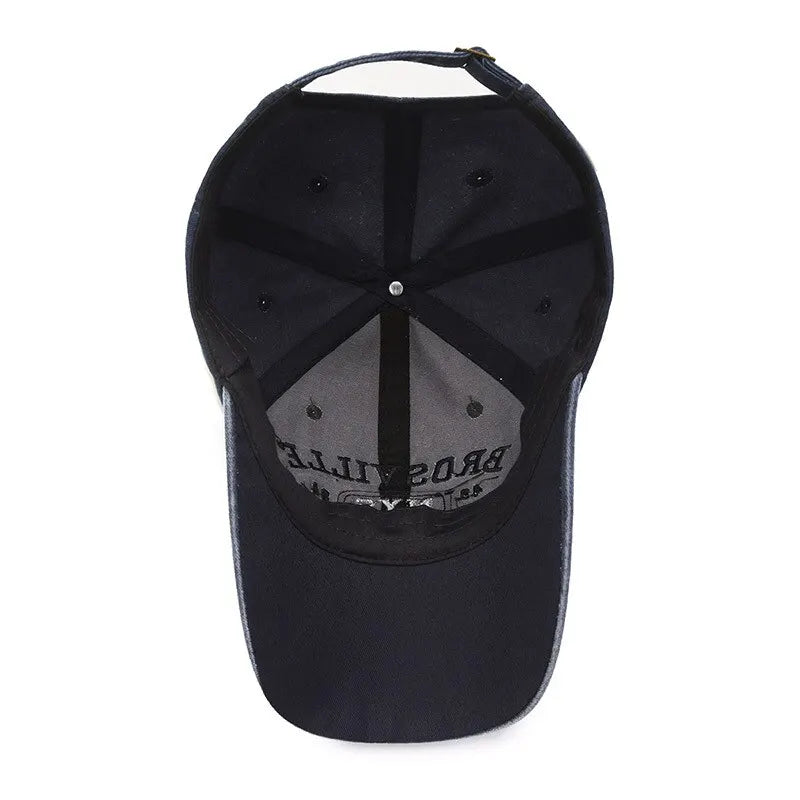 Four Seasons Men's Baseball Cap Casual Wash Embroidered