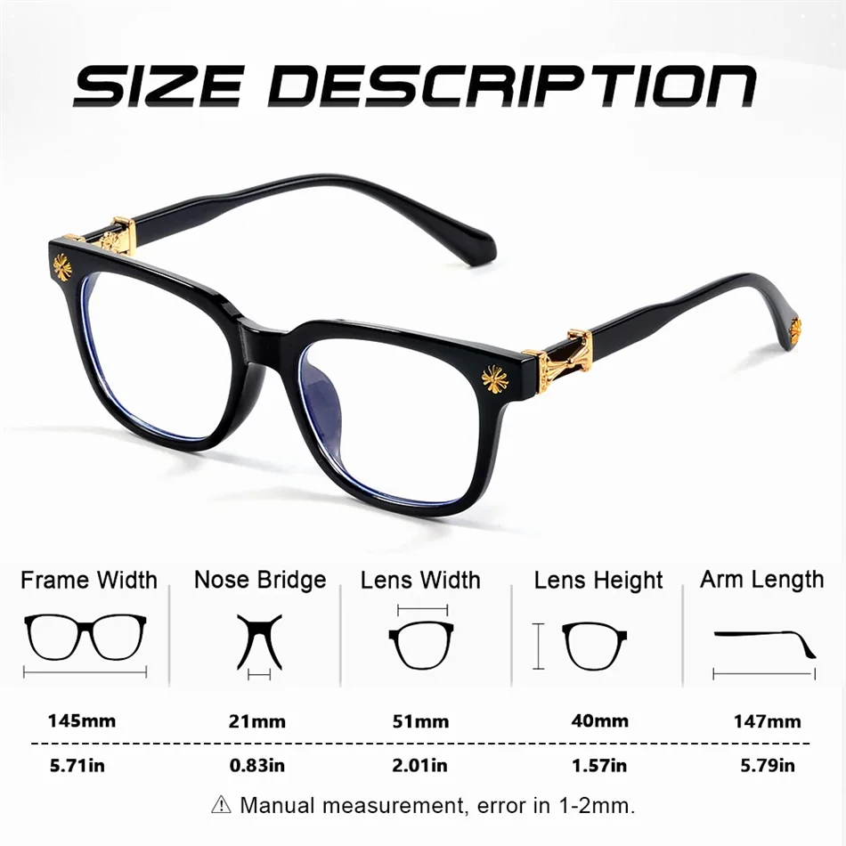 Square Anti Blue Light Glasses For Men And Women