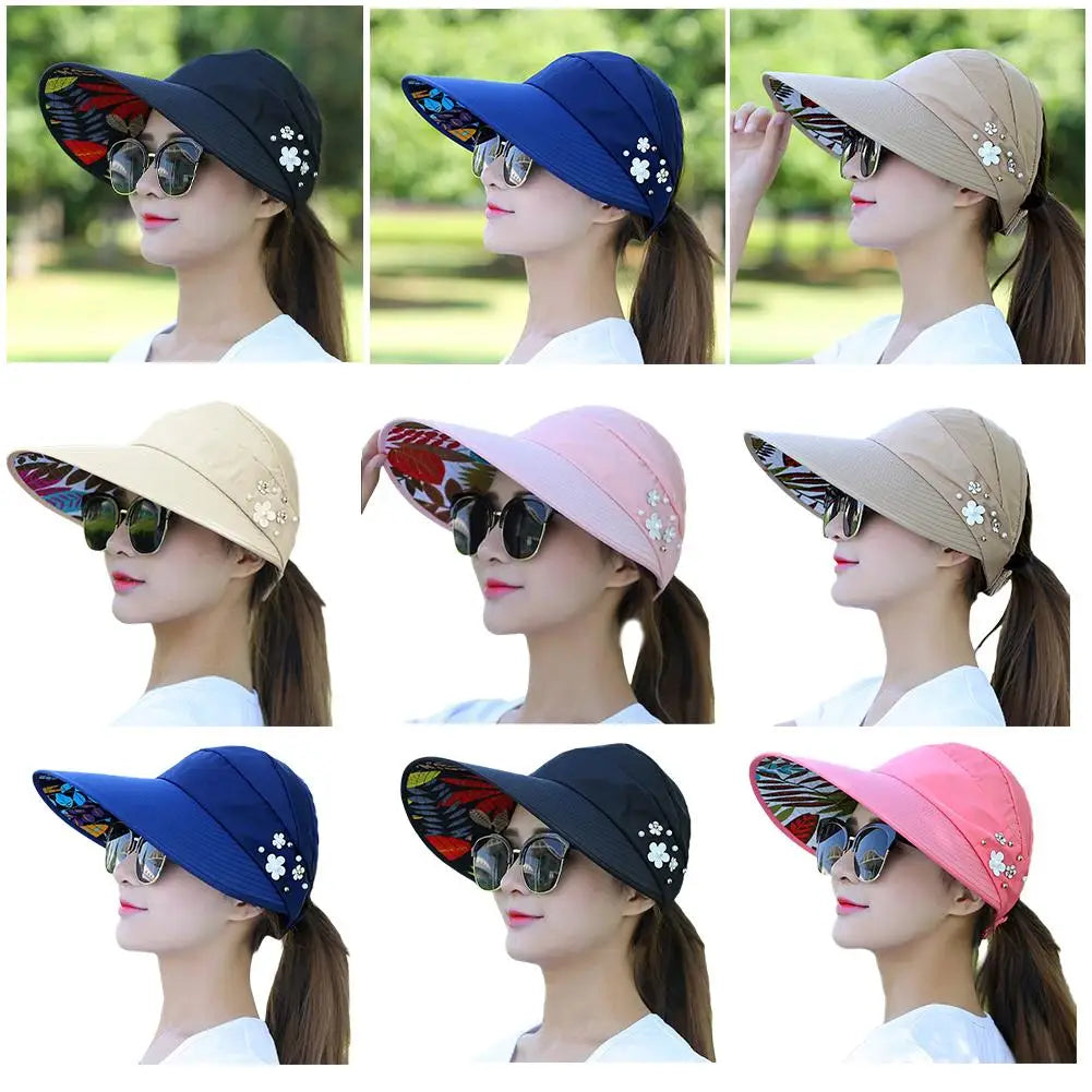 Women's Wide Brim Foldable Sun Hat