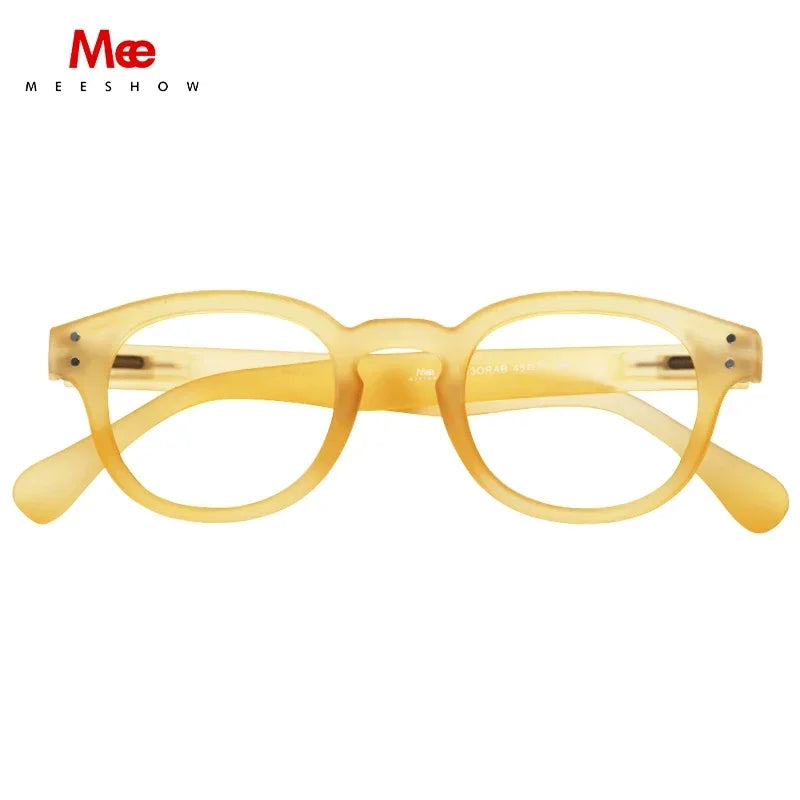 Retro Meeshow New Honey Peach Reading Glasses