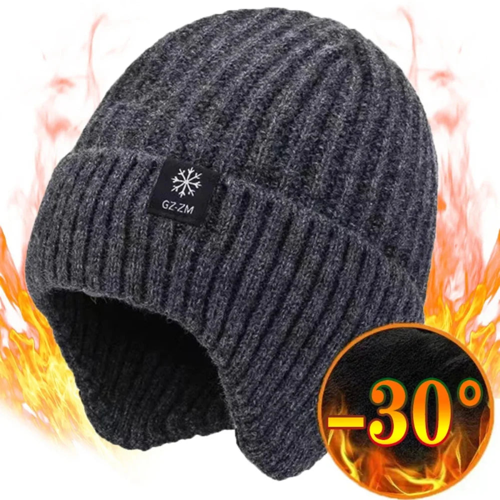 Outdoor Men Winter Knitted Beanies Hat