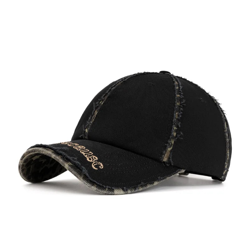 FS Brown American Street Baseball Cap For Men Trcuker Hat