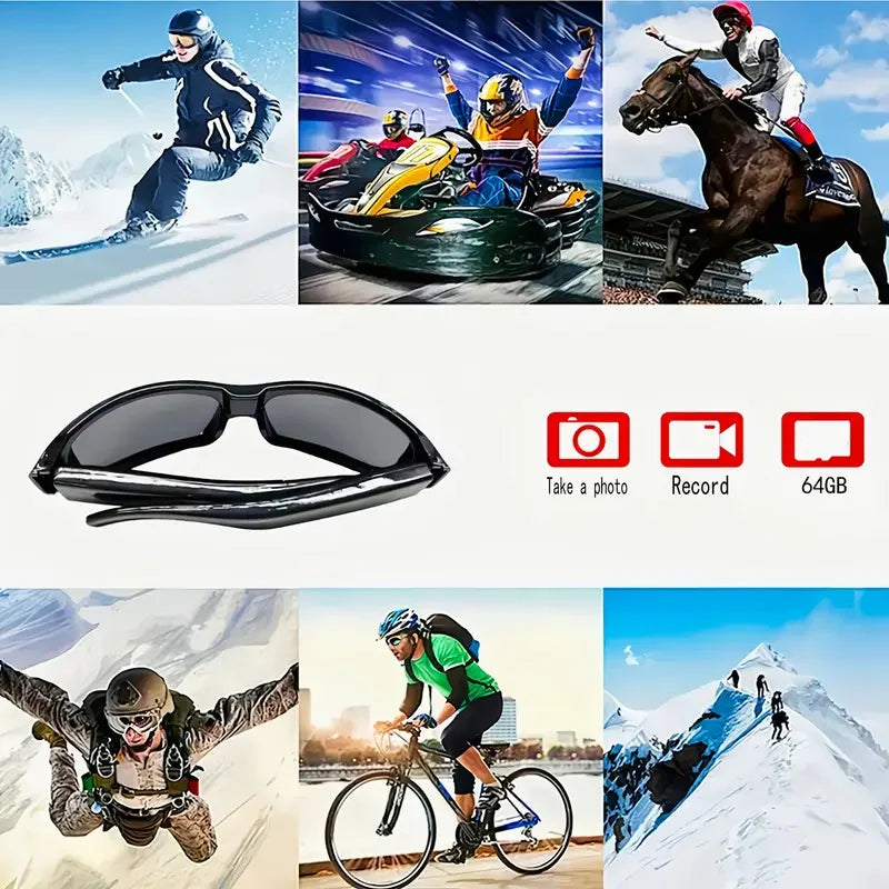Portable 1080P HD Mini Glasses With Camera Video Recorder