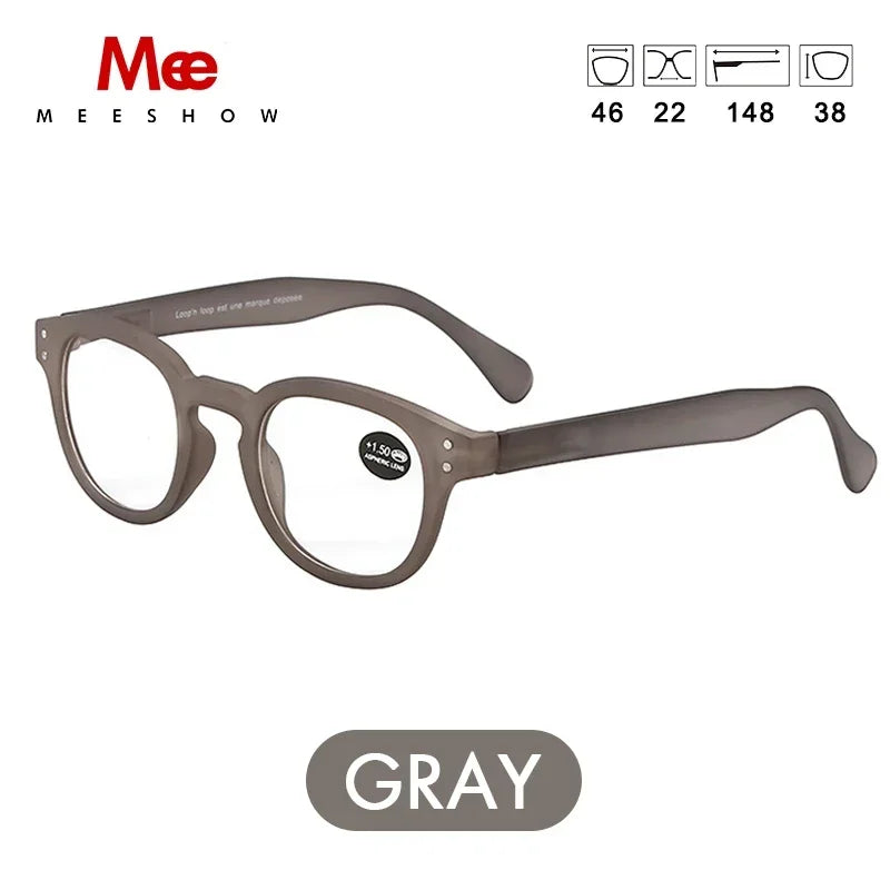 Retro Meeshow New Honey Peach Reading Glasses