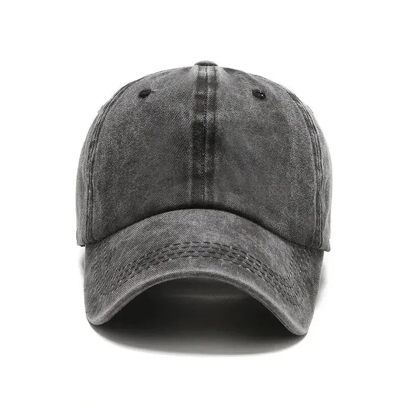 Denim Bare Plate Washed Fashion Baseball Cap