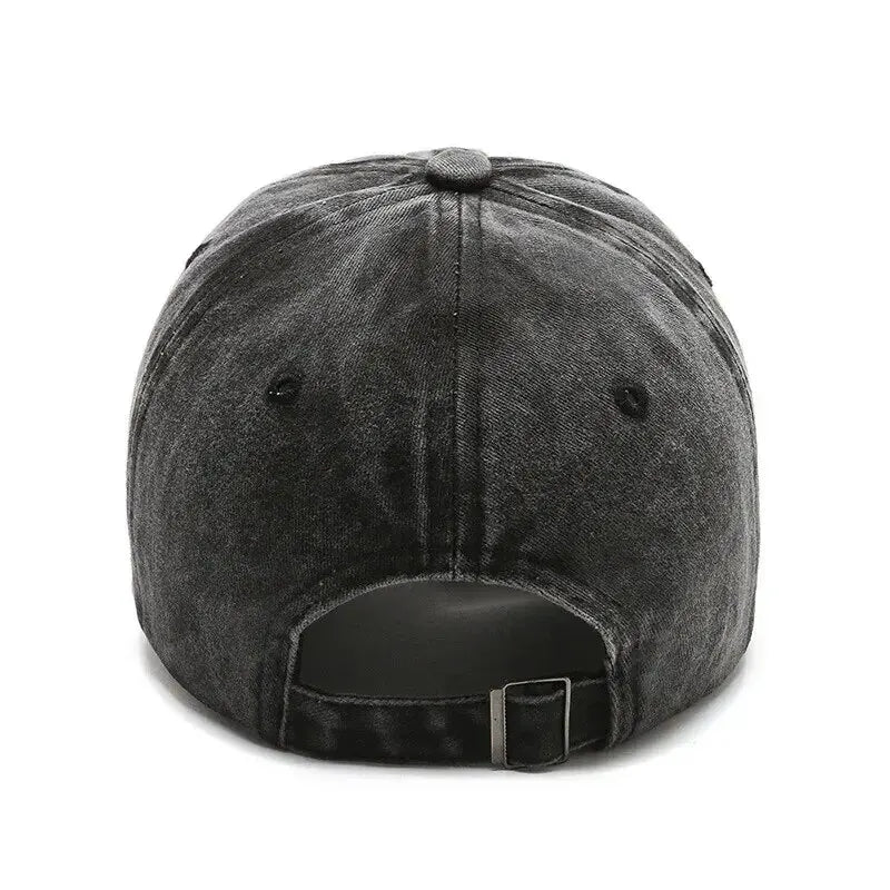 Denim Bare Plate Washed Fashion Baseball Cap