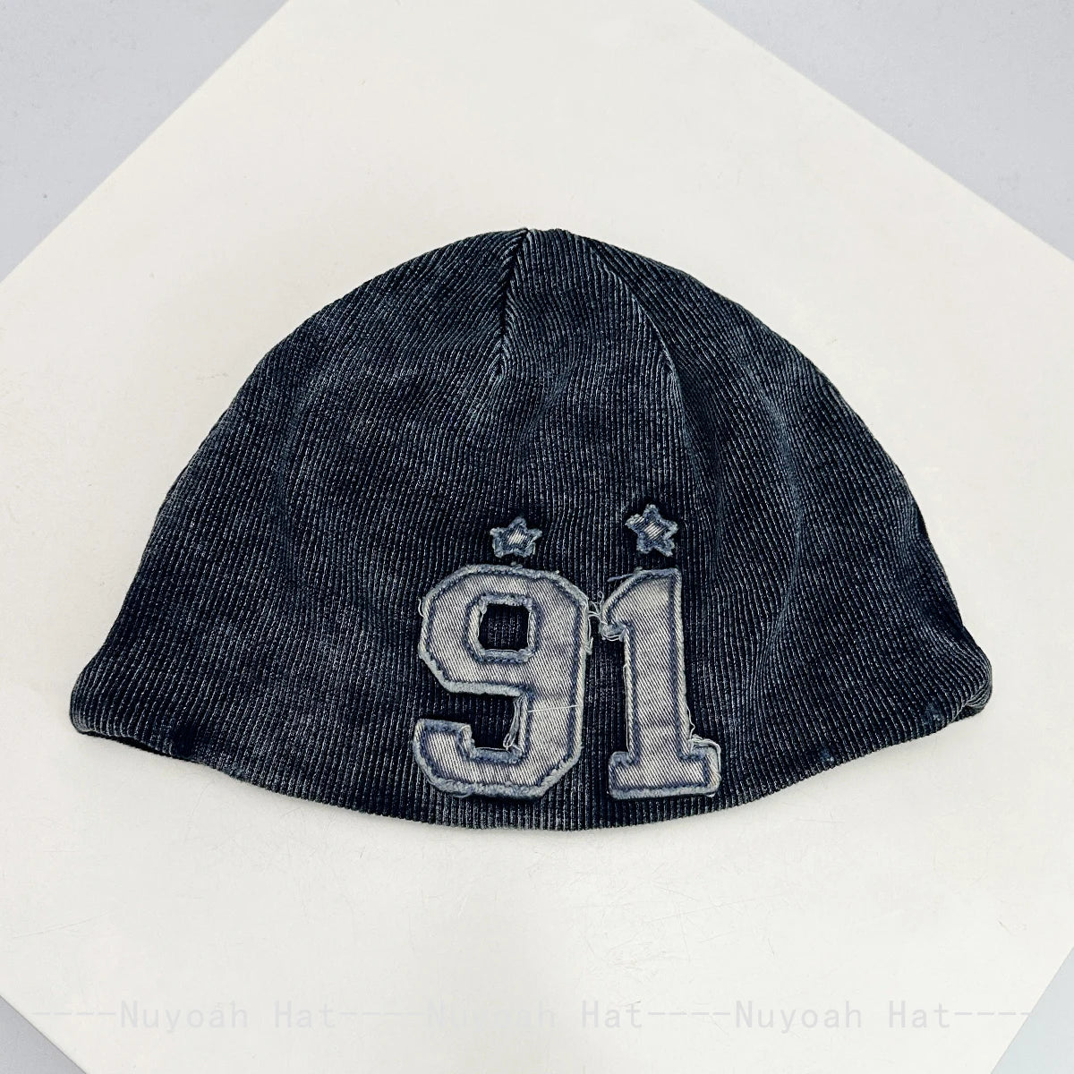American Style Patch number Knitted Hats
