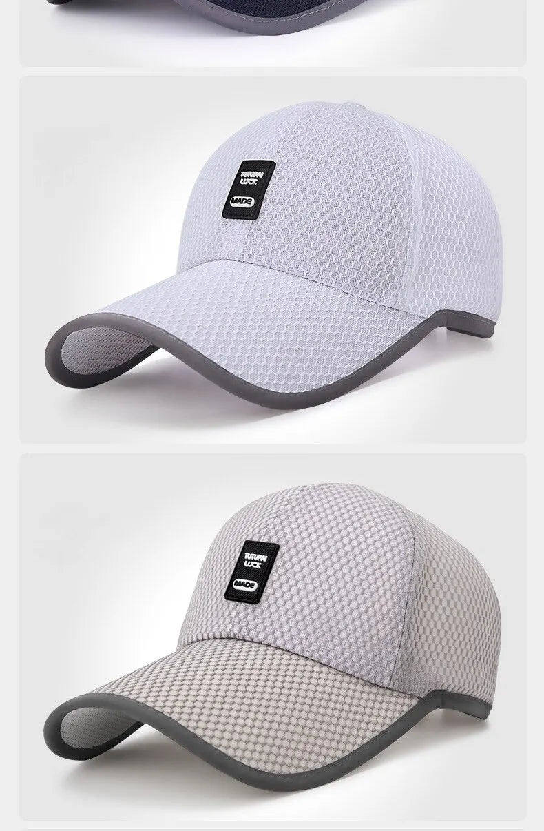 Summer Korean Version Mesh Winning Baseball Cap