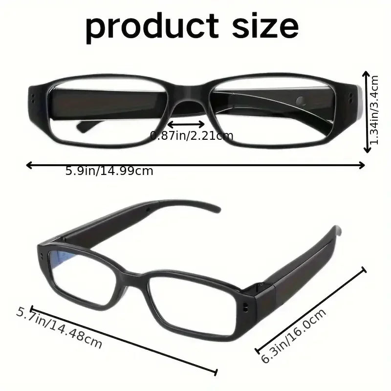 Portable 1080P HD Mini Glasses With Camera Video Recorder