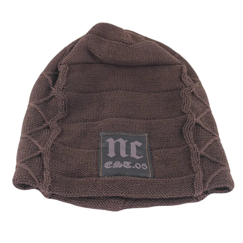 Warm Beanies Skullies Fashion Letter Knitted Women Hat