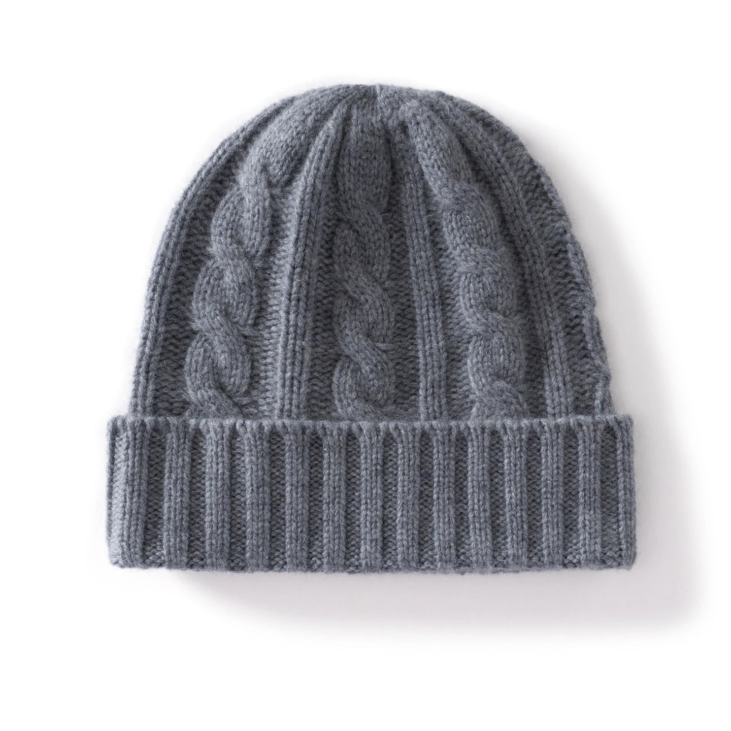 Winter New Thickened Fashion Solid Twisted Knitted Beanies Hats