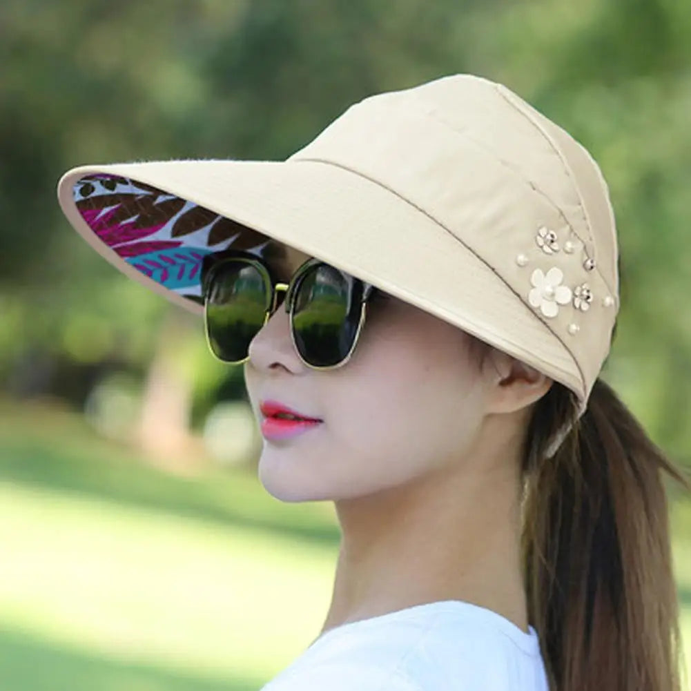 Women's Wide Brim Foldable Sun Hat