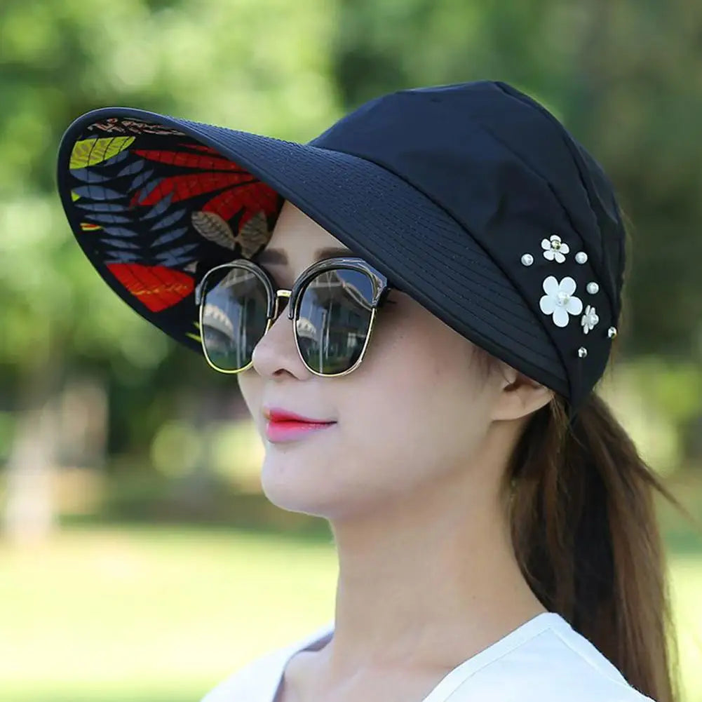 Women's Wide Brim Foldable Sun Hat