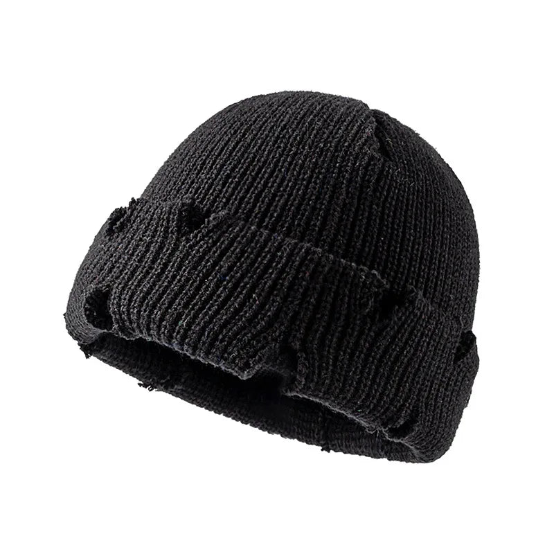 Knit Short Beanies Autumn Winter Hats