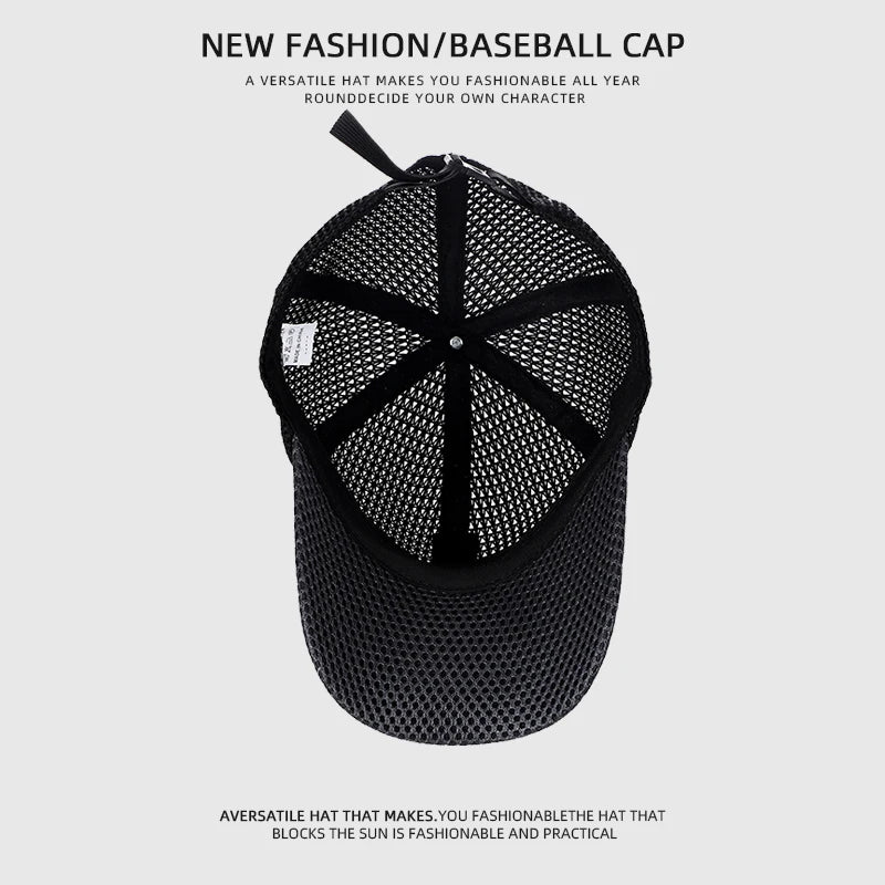 Men's Mesh Baseball Breathable Cap