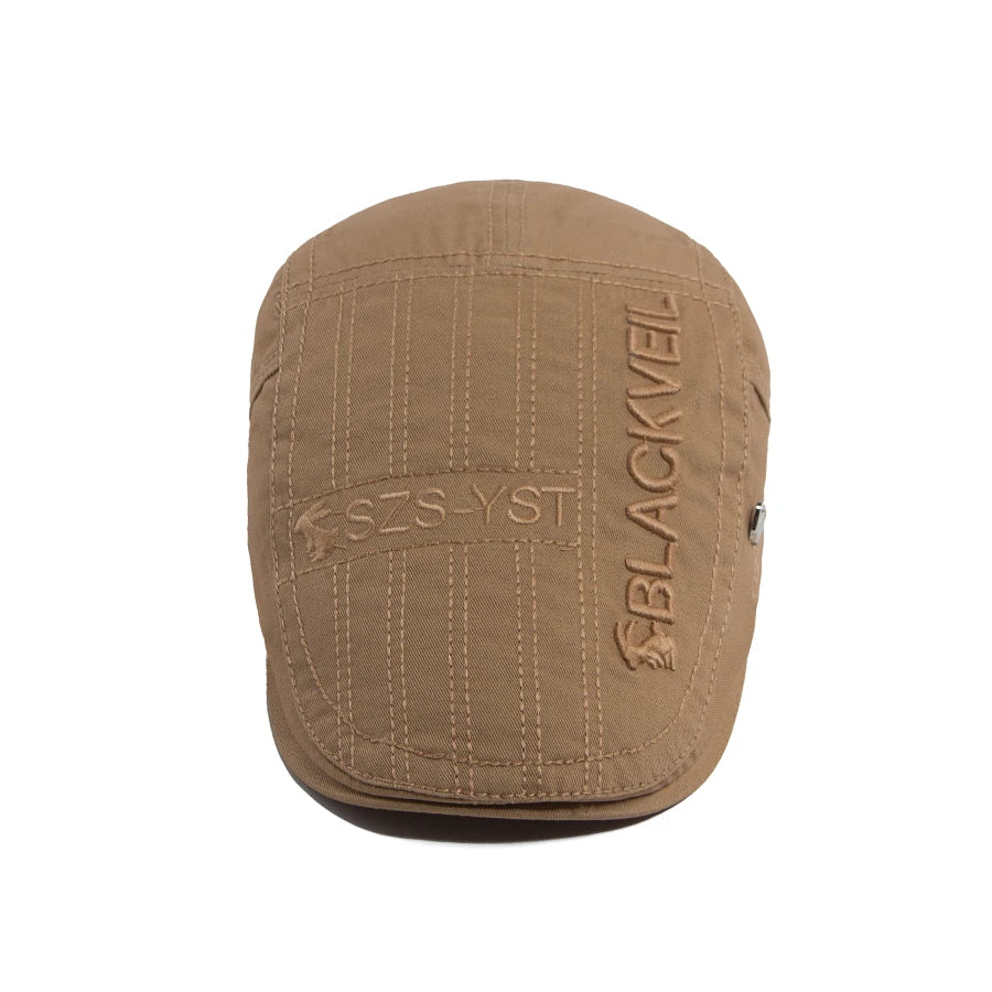 Men Beret Fashion Rabbit Embroidery For Male Fashion Vintage Newsboy Cap