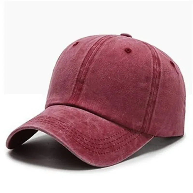 Fashion Solid Baseball Caps for Men Streetwear