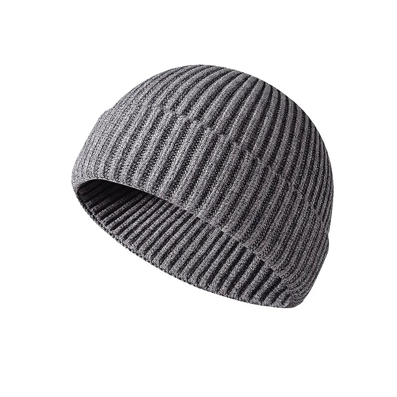 Winter Knittted Cap  Solid Color Hip Hop Cap Unisex Skullies & Beanies