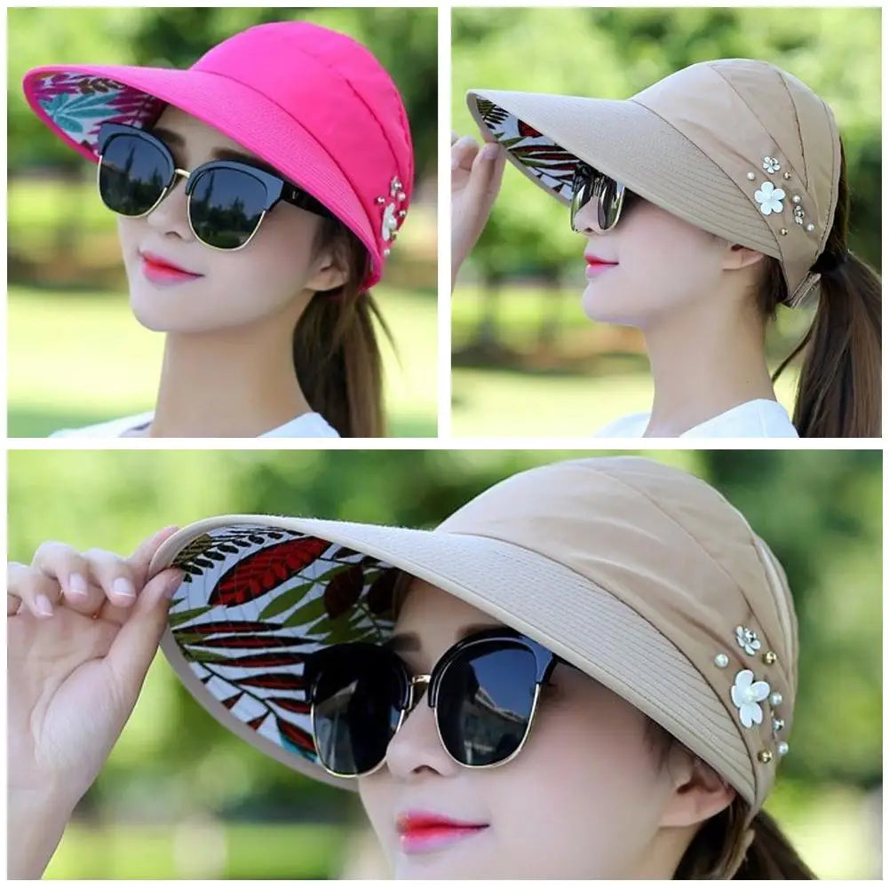 Women's Wide Brim Foldable Sun Hat