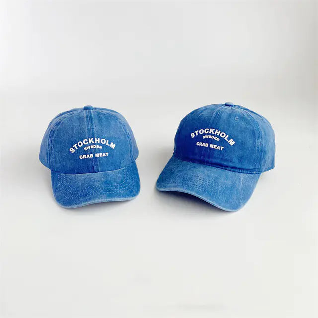 Retro Letter Baseball Caps for Spring/Summer