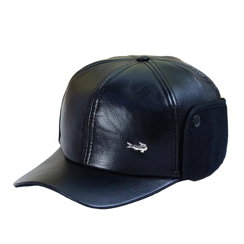 Soft PU Leather Duckbill Baseball Cap